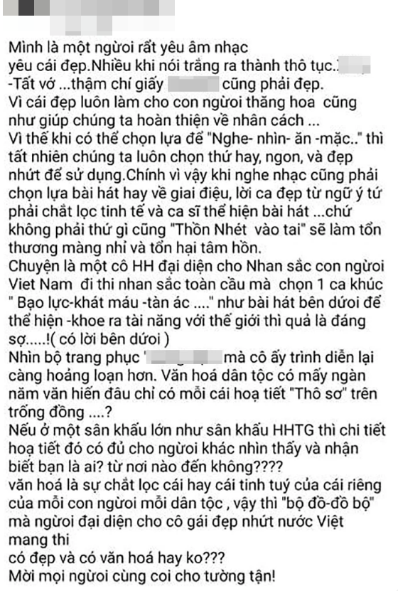 Nữ ca sĩ nổi tiếng Vbiz xúc phạm Hoa hậu Đỗ Thị Hà &quot;xấu đau xấu đớn&quot;, não chỉ có vậy&quot; - Ảnh 2.