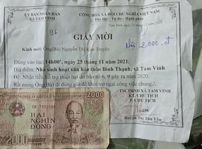 Vụ 2000 đồng hỗ trợ bão lụt: Chủ tịch Quảng Nam yêu cầu rút kinh nghiệm - Ảnh 1. Vụ 2000 đồng hỗ trợ bão lụt: Chủ tịch Quảng Nam yêu cầu rút kinh nghiệm - Ảnh 1.