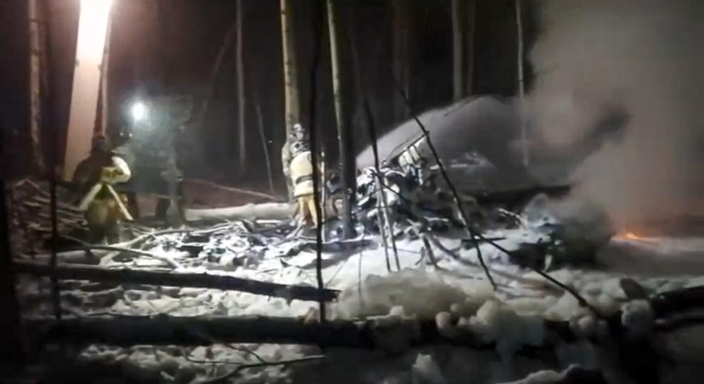 Máy bay Belarus rơi ở Nga và bốc cháy, không ai sống sót - Ảnh 3.