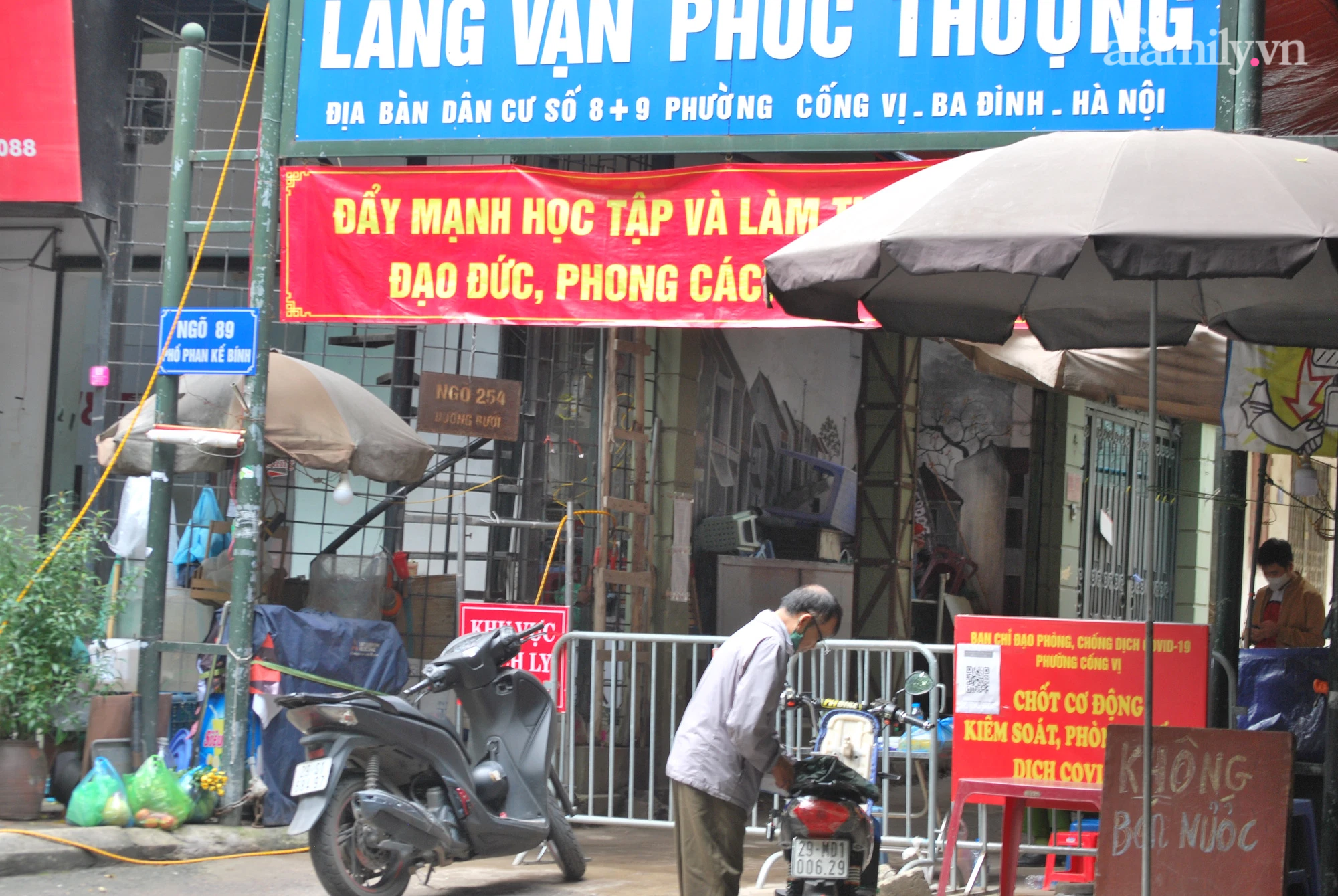 Ngõ 89 Phan Kế Bính đã được lập chốt