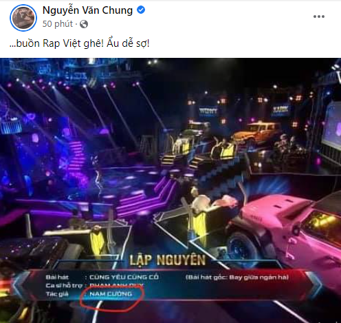 Rap Việt bị nhạc sĩ Nguyễn Văn Chung tố viết sai tên tác giả của bản hit một thời - Ảnh 2.
