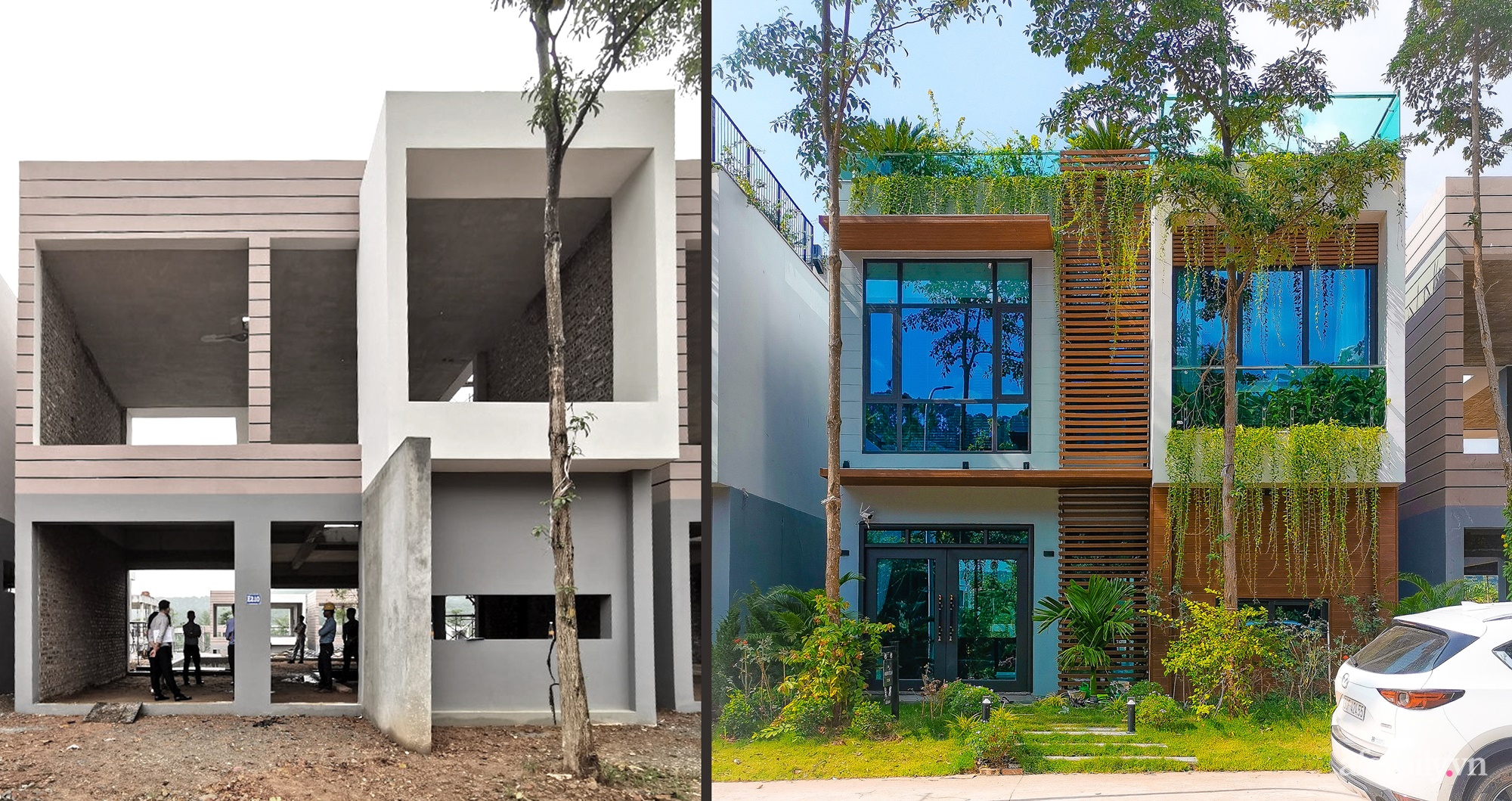 Căn nhà nhiều cây xanh với mảnh vườn bé xinh ở ngoại thành Hà Nội có chi phí hoàn thiện 3 tỷ đồng - Ảnh 3.