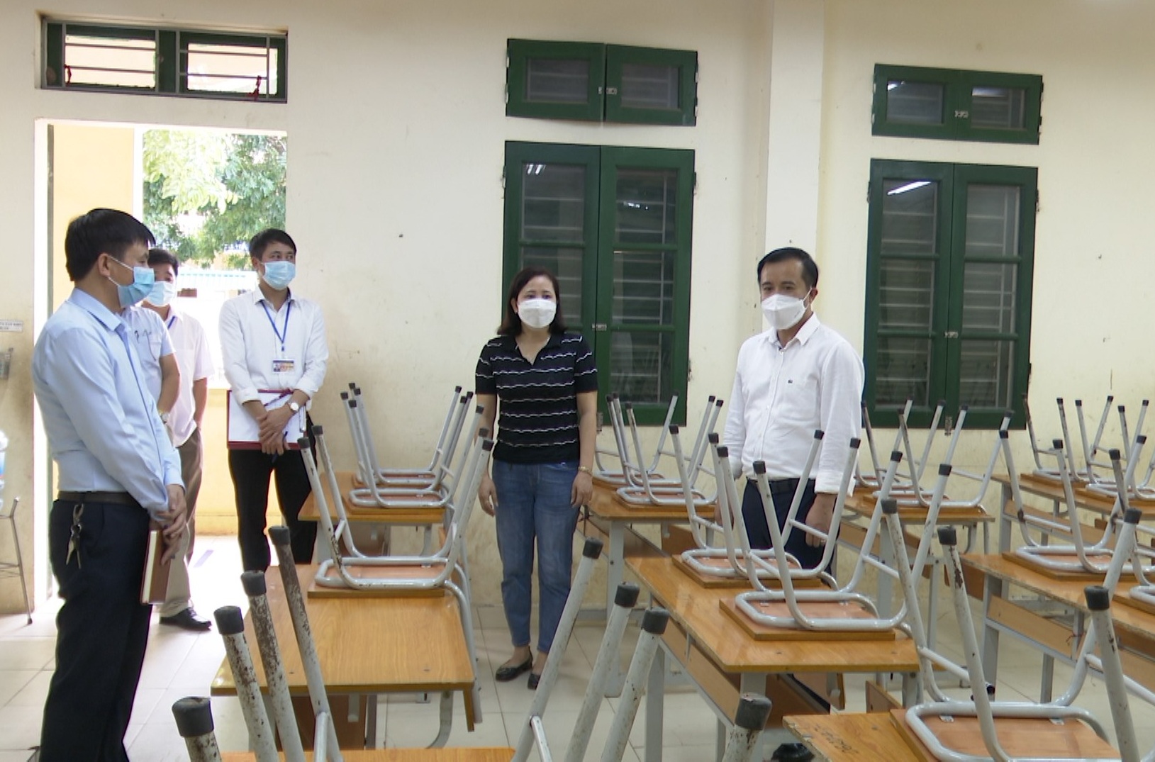 Kiểm tra công tác chuẩn bị của nhiều trường tại Ba Vì để đón học sinh trở lại trường - Ảnh 1. Kiểm tra công tác chuẩn bị của nhiều trường tại Ba Vì để đón học sinh trở lại trường - Ảnh 1.