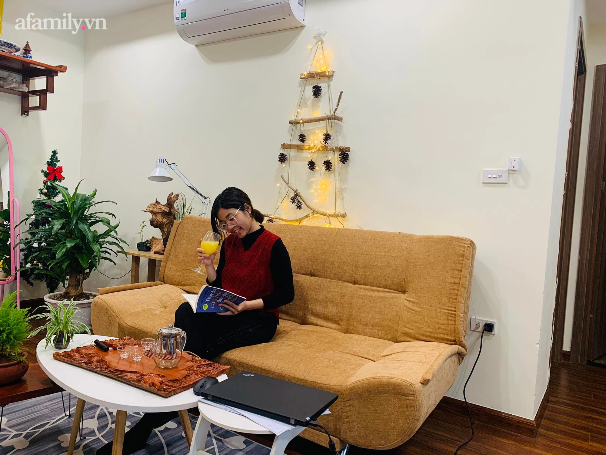 Trang trí căn hộ đón Noel với giá 350 ngàn đồng của cô giáo Hà Nội - Ảnh 4.