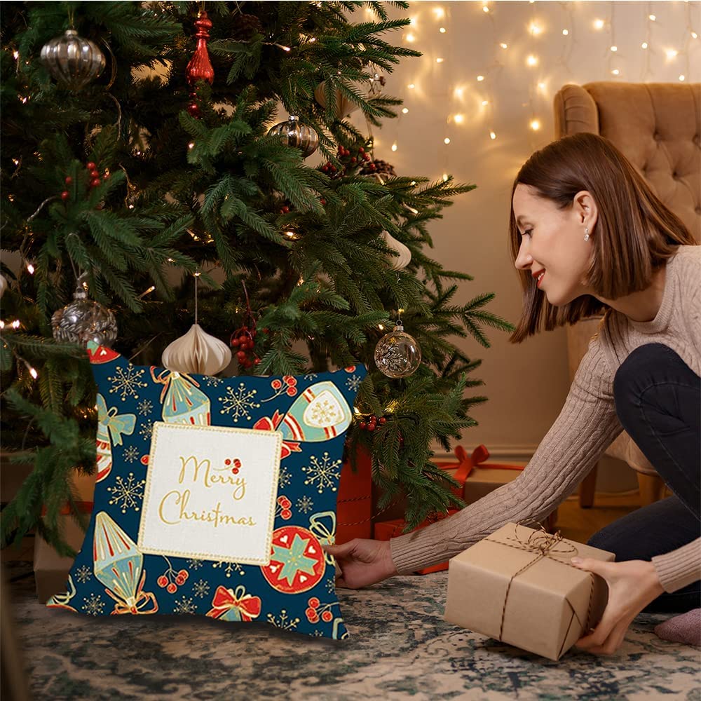 Trang hoàng không gian phòng khách với những chiếc gối tựa sofa đậm chất Giáng sinh có mức giá chưa đến 50k - Ảnh 8.