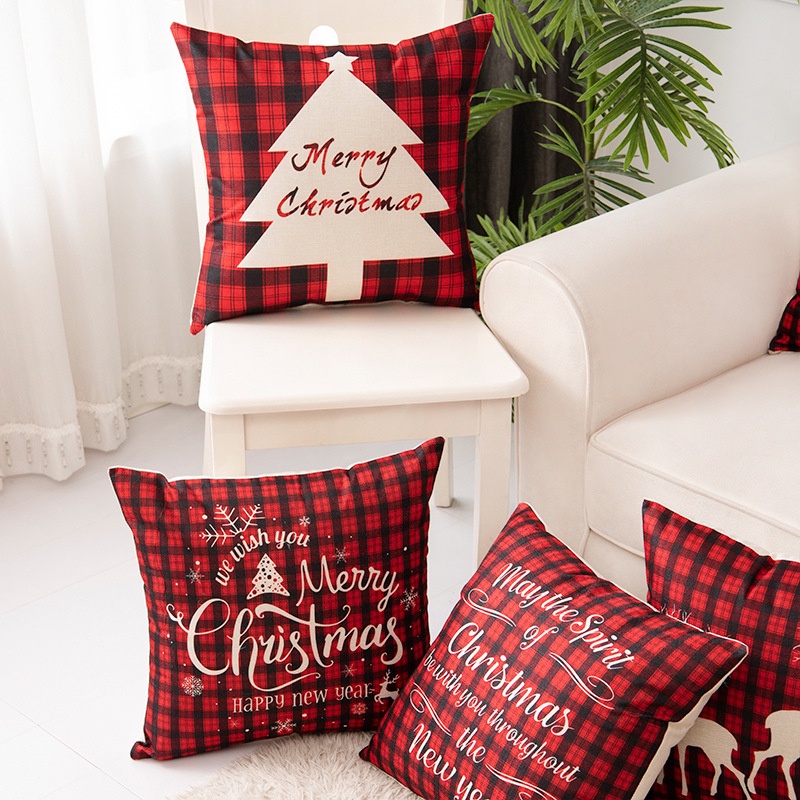Trang hoàng không gian phòng khách với những chiếc gối tựa sofa đậm chất Giáng sinh có mức giá chưa đến 50k - Ảnh 13.