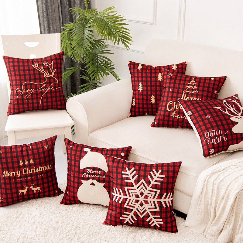Trang hoàng không gian phòng khách với những chiếc gối tựa sofa đậm chất Giáng sinh có mức giá chưa đến 50k - Ảnh 14.