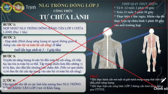 Năng lượng gốc trống đồng: Đọc thần chú, nhìn vào trán để... chữa ung thư, COVID-19? - Ảnh 2.