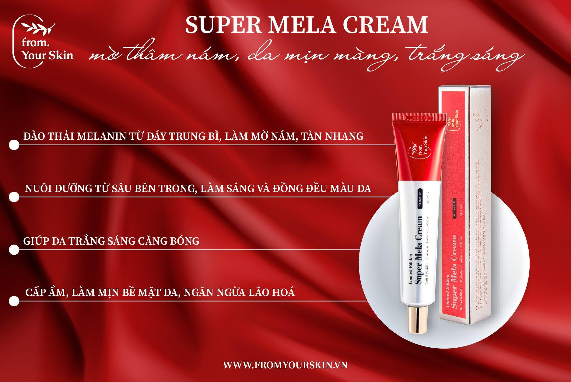 Cách nhận biết kem trị nám Super Mela Cream của From. Your Skin để tránh mua phải hàng nhái - Ảnh 1.