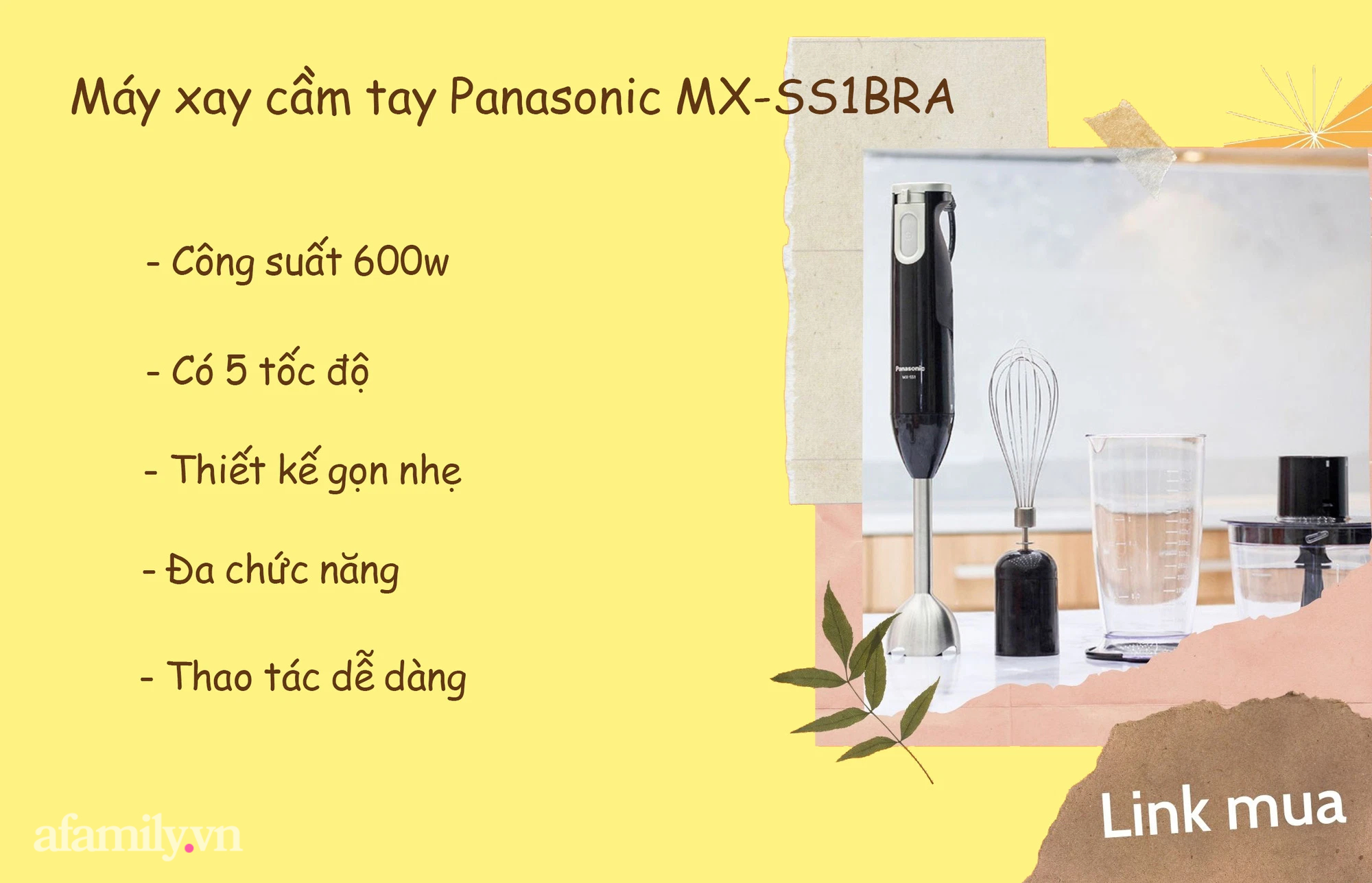 Đã nhỏ gọn lại còn tiện dụng bảo sao các chị em không mê máy xay sinh tố cầm tay cho được - Ảnh 7.