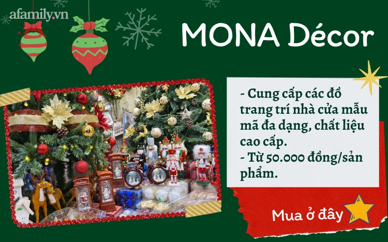 Hà Nội: 5 cửa hàng bán online đầy đủ đồ trang trí Noel siêu sang chảnh cho các gia đình ngồi nhà thoải mái decor  - Ảnh 2.