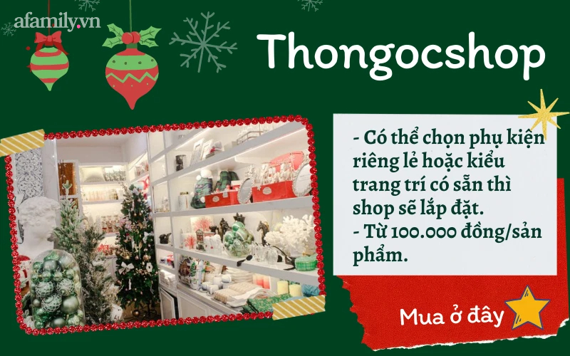 Hà Nội: 5 cửa hàng bán online đầy đủ đồ trang trí Noel siêu sang chảnh cho các gia đình ngồi nhà thoải mái decor  - Ảnh 3.