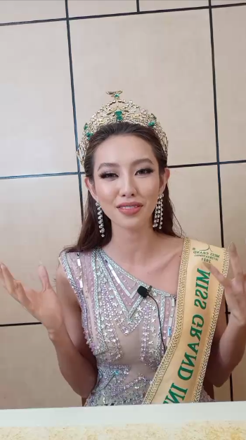 Thùy Tiên khẳng định điều này trong lần xuất hiện đầu tiên sau khi đăng quang Hoa hậu Hòa bình Thế giới 2021 - Ảnh 3.