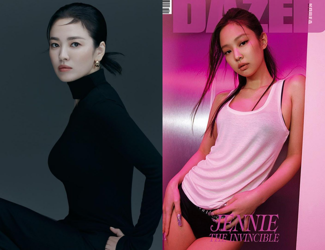 Hai người đẹp bị "chửi oan" của Kbiz đều gây bão hôm nay: Song Hye Kyo kín cổng cao tường cực sang chảnh còn em gái Jennie lại nóng bỏng gợi cảm với nội y - Ảnh 1.