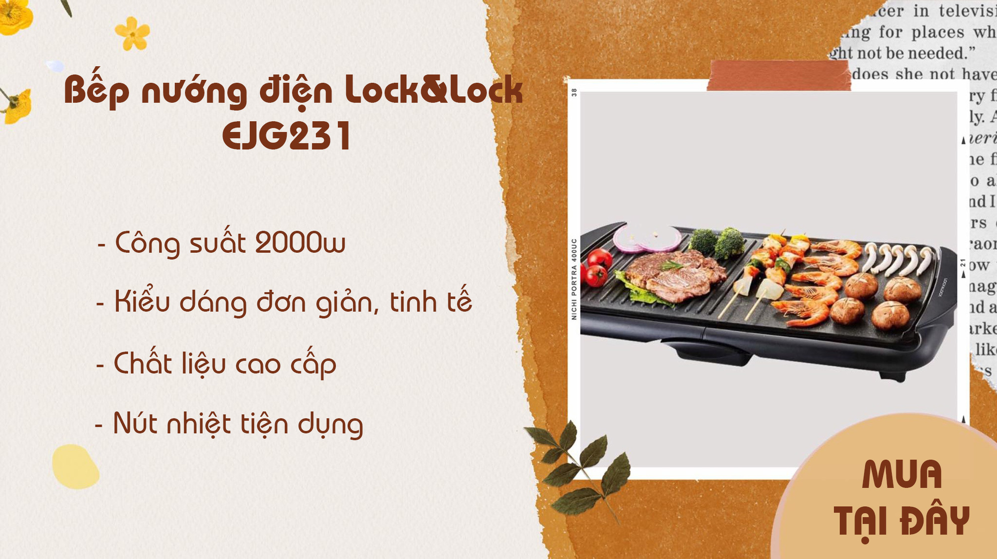 Deal hot chẳng thể chối từ dịp 12/12, giá bếp nướng điện giảm xuống chỉ bằng một bữa buffet ngoài hàng, chờ gì mà không chốt đơn ngay - Ảnh 5.