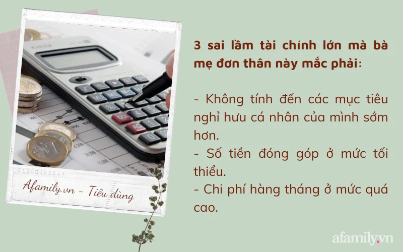 3 sai lầm tài chính lớn mà bà mẹ đơn thân dù tiết kiệm được 17 tỷ trong 4 năm vẫn chưa được tự do tài chính - Ảnh 3.