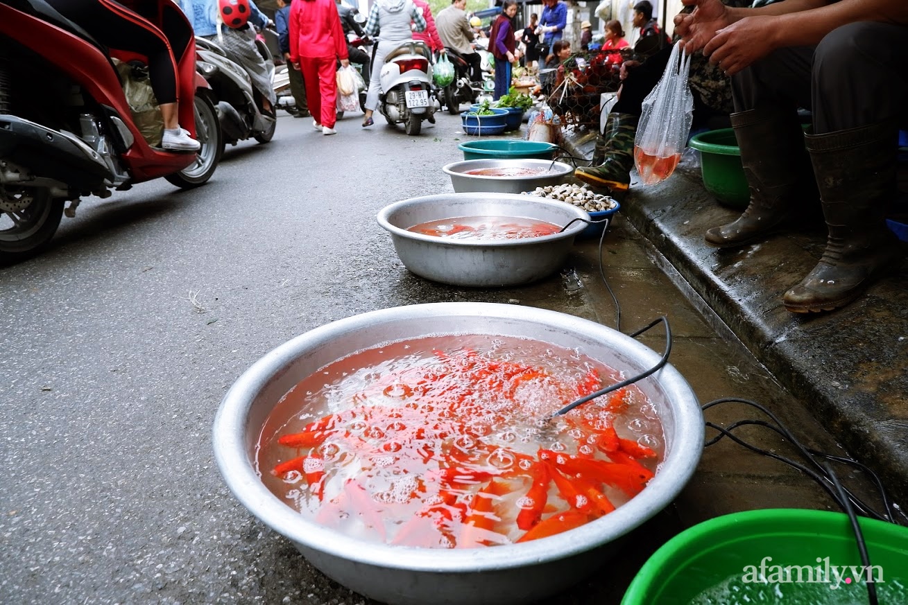 Thị trường đồ lễ ông Công ông Táo sôi động, đồ cúng hàng mã giữ nguyên giá nhưng thực phẩm, hoa quả tăng giá 30% - Ảnh 5.