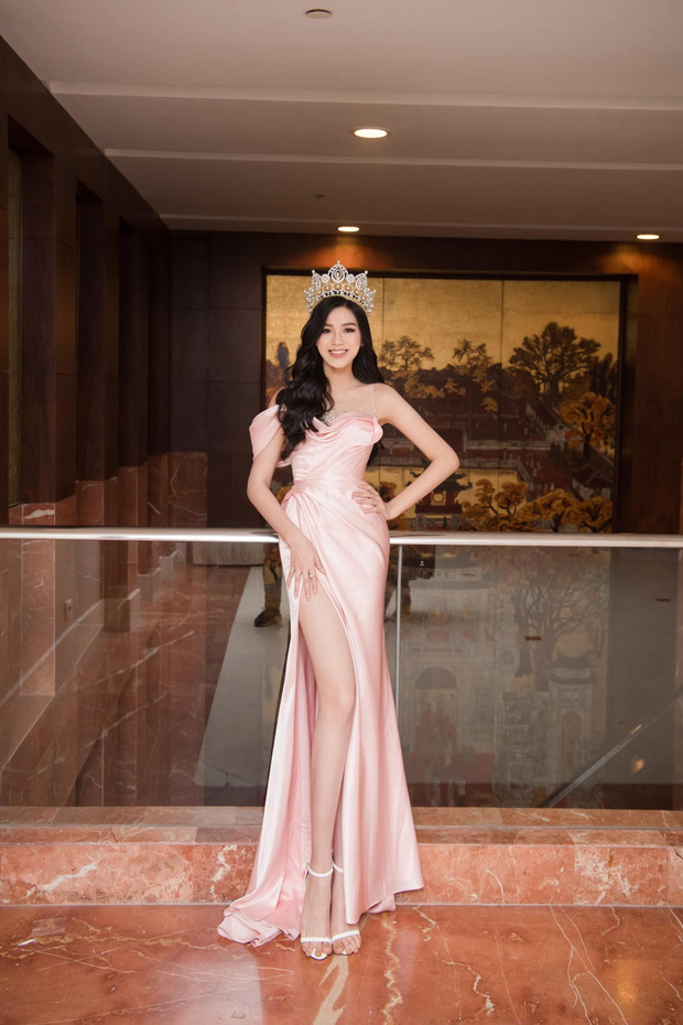 Chẳng cần vương miện tỷ đồng, Ngọc Trinh vẫn lấn át HH Đỗ Thị Hà khi đụng váy nhờ kiểu tóc hay ho - Ảnh 2. Chẳng cần vương miện tỷ đồng, Ngọc Trinh vẫn lấn át HH Đỗ Thị Hà khi đụng váy nhờ kiểu tóc hay ho - Ảnh 2.