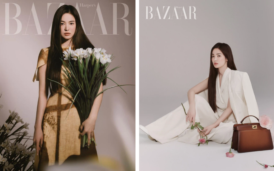 Song Hye Kyo trên bìa tạp chí Bazaar