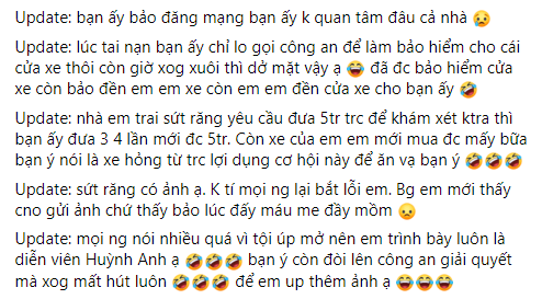 Biến giữa đêm: Huỳnh Anh bị tố mở cửa ô tô gây tai nạn nhưng kì kèo không chịu đền bù - Ảnh 2.