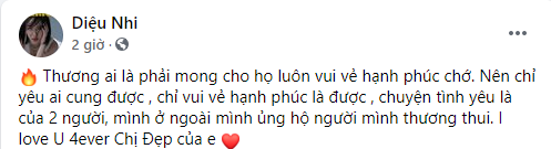 Lệ Quyên và dàn sao Việt chia sẻ cảm xúc khi Mỹ Tâm công khai hẹn hò Mai Tài Phến - Ảnh 5.