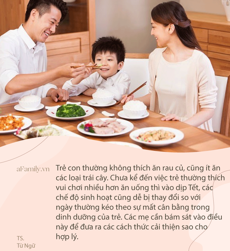 Mách mẹ bí kíp cân bằng dinh dưỡng cho bữa ăn của trẻ trong ngày Tết - Ảnh 1. Mách mẹ bí kíp cân bằng dinh dưỡng cho bữa ăn của trẻ trong ngày Tết - Ảnh 1.
