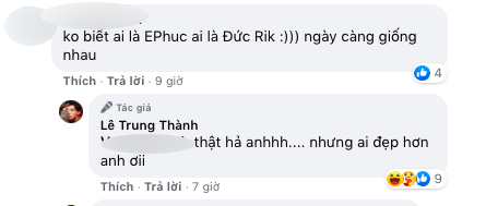 Vừa đăng ảnh đã bị nhận xét "ngày càng giống Đức Phúc" nhưng đây lại là phản ứng của Erik - Ảnh 2. Vừa đăng ảnh đã bị nhận xét "ngày càng giống Đức Phúc" nhưng đây lại là phản ứng của Erik - Ảnh 2.