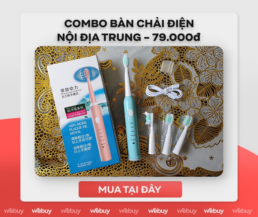 Từ 50k là mua được bàn chải điện nội địa Trung, chúng tôi đã thử và đây là kết quả - Ảnh 12.