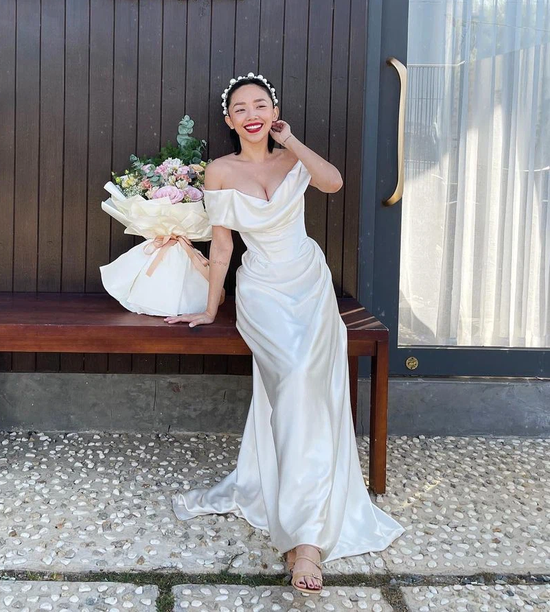 Cô dâu chăm thay váy cưới nhất Vbiz Đông Nhi thứ nhất Hari Won thứ 2