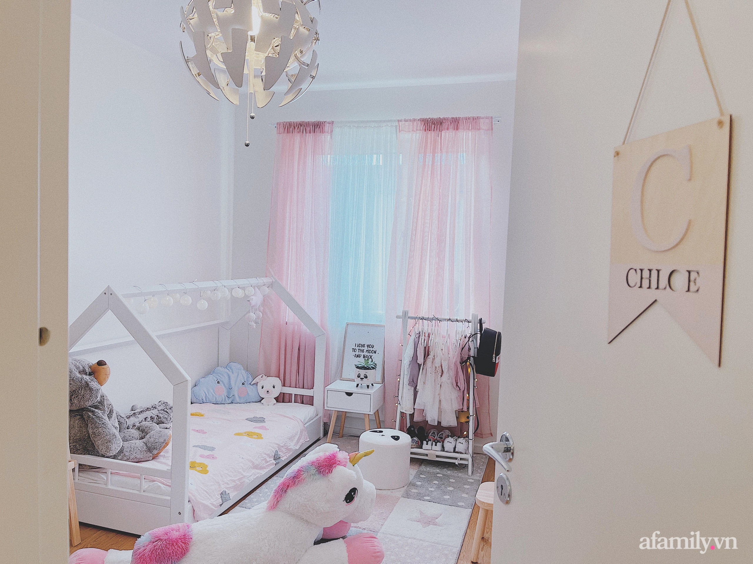 Căn phòng màu hồng ngọt ngào &quot;lịm tim&quot; bố mẹ thiết kế dành tặng con gái 3 tuổi - Ảnh 6.