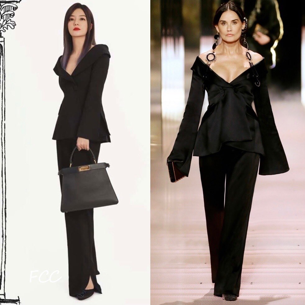Diện kiểu áo na ná, Triệu Vy trễ nại gợi cảm, Song Hye Kyo "cao tay" chỉnh sửa nên bội phần kín đáo, thanh tao - Ảnh 3. Diện kiểu áo na ná, Triệu Vy trễ nại gợi cảm, Song Hye Kyo "cao tay" chỉnh sửa nên bội phần kín đáo, thanh tao - Ảnh 3.