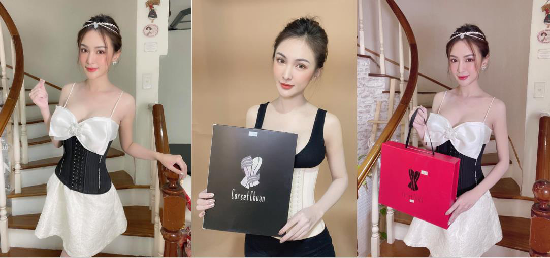 Hội chị em “phát cuồng” với hộp quà unbox từ Kelly Nguyễn và Lilly Luta cùng bí quyết diện corset giữ dáng chuẩn, eo thon - Ảnh 3.