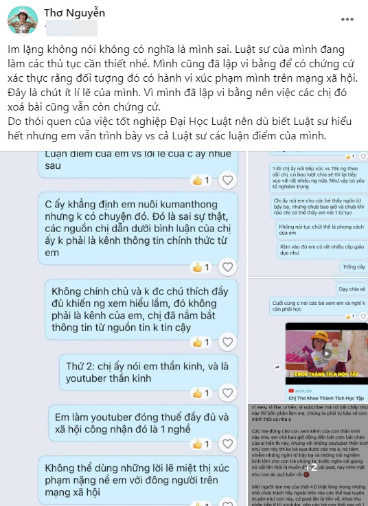 Youtuber Thơ Nguyễn bất ngờ ẩn clip sau lùm xùm gây tranh cãi vì xin vía &quot;học giỏi&quot; từ Kuman Thong  - Ảnh 3.