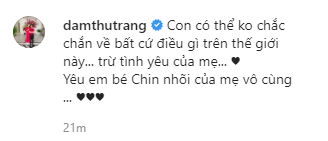 Khoe khoảnh khắc ngọt ngào của hai mẹ con, Đàm Thu Trang không quên nhắn nhủ điều này tới con gái - Ảnh 2.