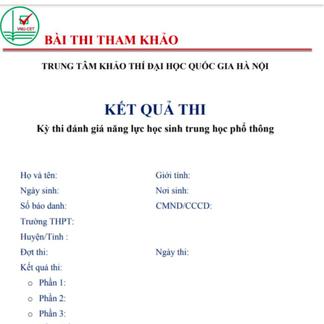 ĐHQG Hà Nội công bố đề tham khảo kỳ thi đánh giá năng lực HS THPT năm 2021 - Ảnh 4.