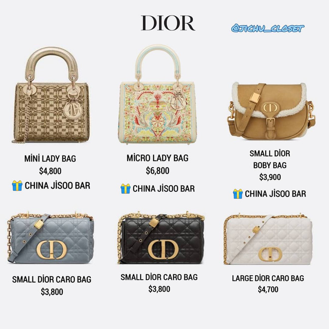 Những thiết kế túi xách monogram đình đám của Dior  ELLY