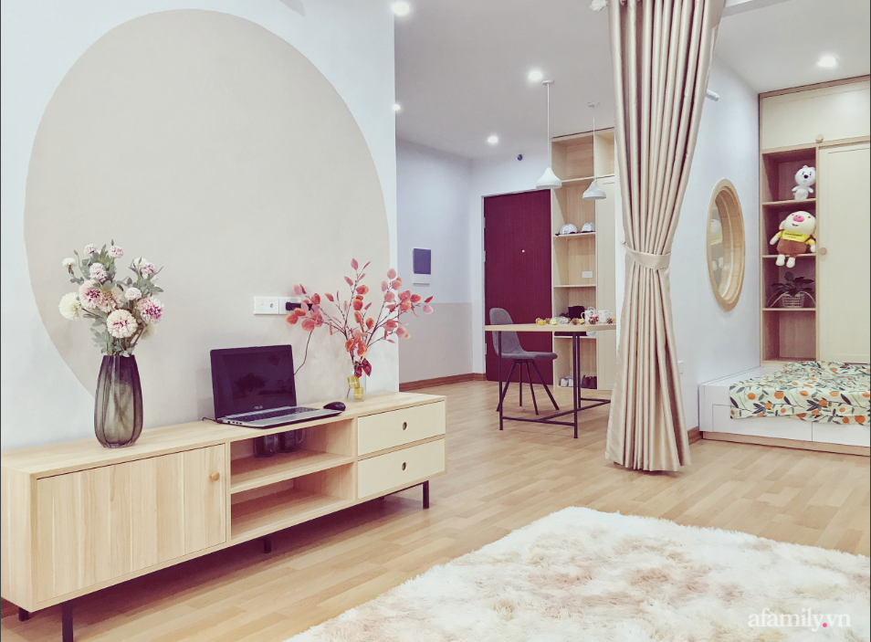 Căn hộ 77m² ấm cúng với sắc màu pastel của cặp vợ chồng mới cưới ở Hà Nội - Ảnh 10.