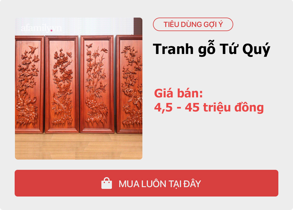 Phòng khách sang trọng với 9 mẫu tranh gỗ treo tường phòng vừa đẹp lại hợp phong thủy - Ảnh 1.