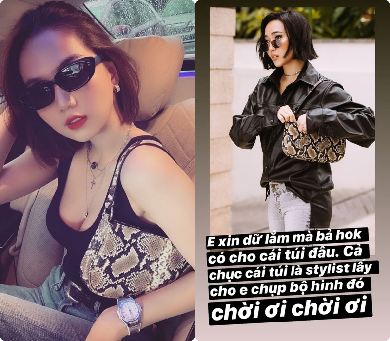 Ngọc Trinh vừa mua túi Chanel tin hin hôm trước, hôm sau Diệu Nhi mượn luôn đi trẩy hội: "Thánh lầy" còn có cả loạt pha mượn đồ đỉnh cao lắm! - Ảnh 6. Ngọc Trinh vừa mua túi Chanel tin hin hôm trước, hôm sau Diệu Nhi mượn luôn đi trẩy hội: "Thánh lầy" còn có cả loạt pha mượn đồ đỉnh cao lắm! - Ảnh 6.