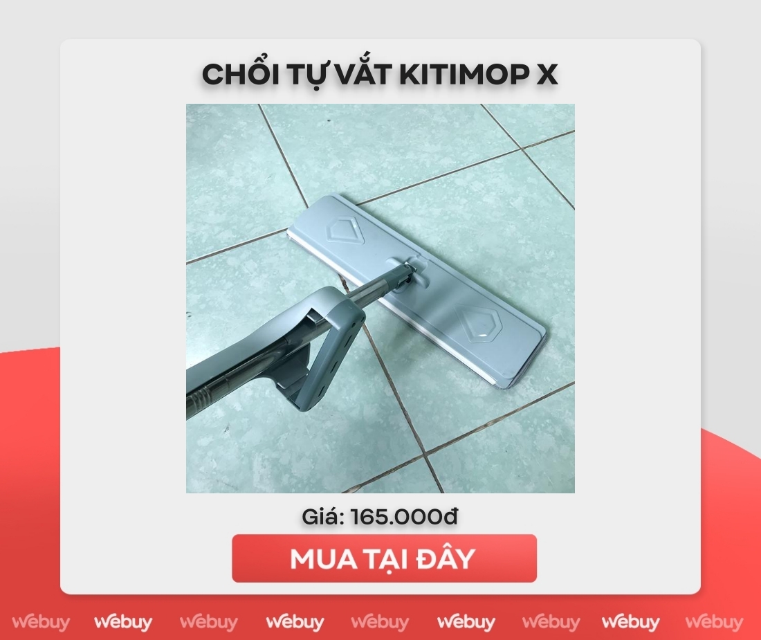 Chị em kháo nhau mua cây lau nhà tự vắt mới, chúng tôi cũng thử hẳn 2 loại từ 50k đến 150k và rút ra kinh nghiệm quý giá - Ảnh 12.