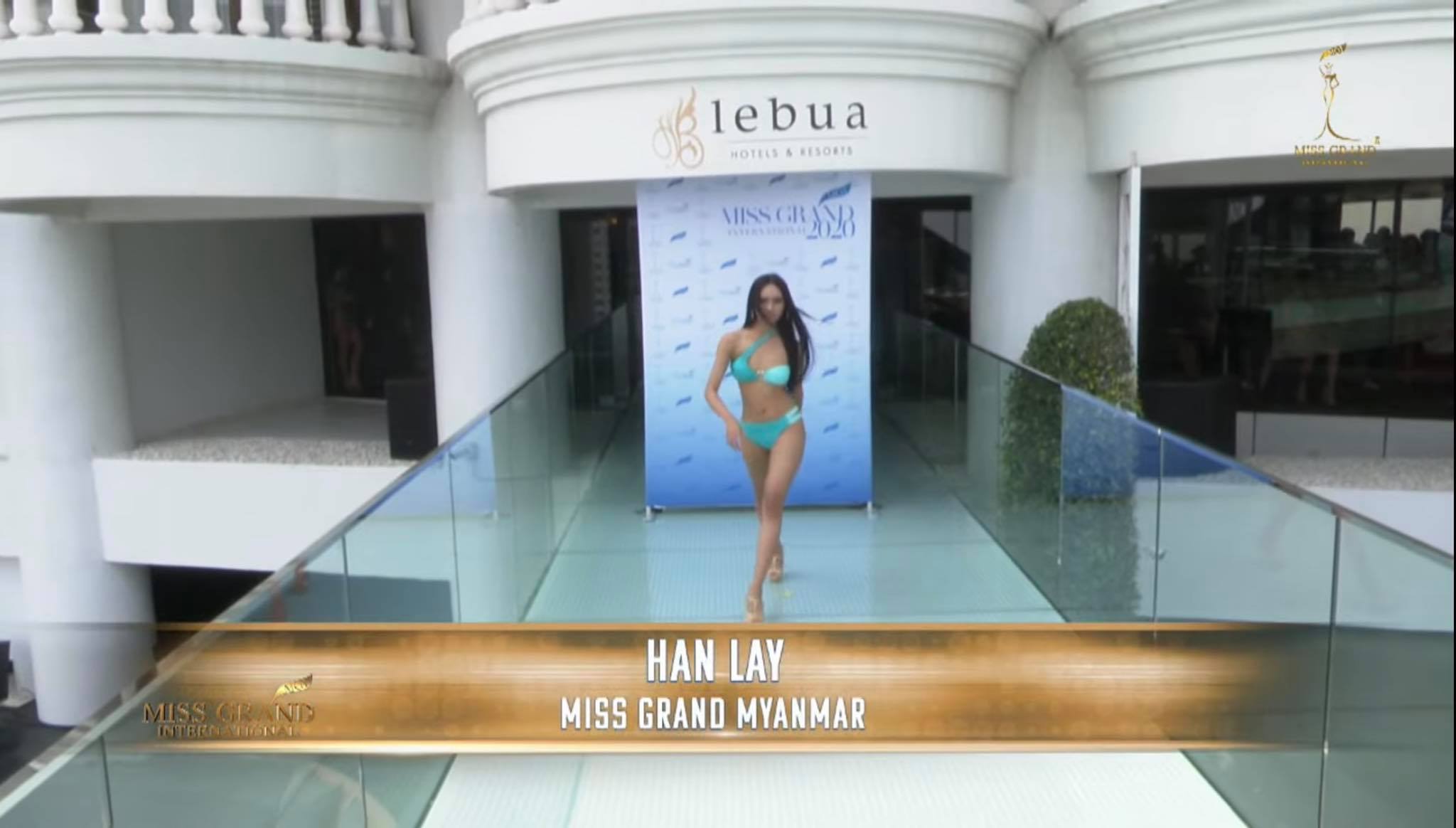 Á hậu Ngọc Thảo catwalk chặt đẹp dàn đối thủ Miss Grand, 1 mỹ nhân tuột bikini lộ cả nhũ hoa trên sóng livestream - Ảnh 7.