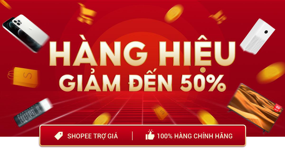 Chuẩn nàng chi tiêu thông minh là phải lên Shopee rinh đồ hiệu chính hãng giảm 50% thứ 3 hàng tuần - Ảnh 1. Chuẩn nàng chi tiêu thông minh là phải lên Shopee rinh đồ hiệu chính hãng giảm 50% thứ 3 hàng tuần - Ảnh 1.