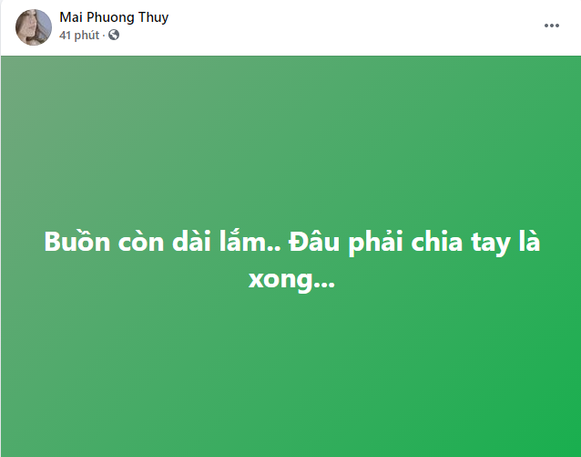 Mới mùi mẫn gọi Noo Phước Thịnh là &quot;chồng yêu&quot;, Mai Phương Thúy lại bất ngờ đăng đàn: &quot;Chia tay&quot; gây hoang mang - Ảnh 2.