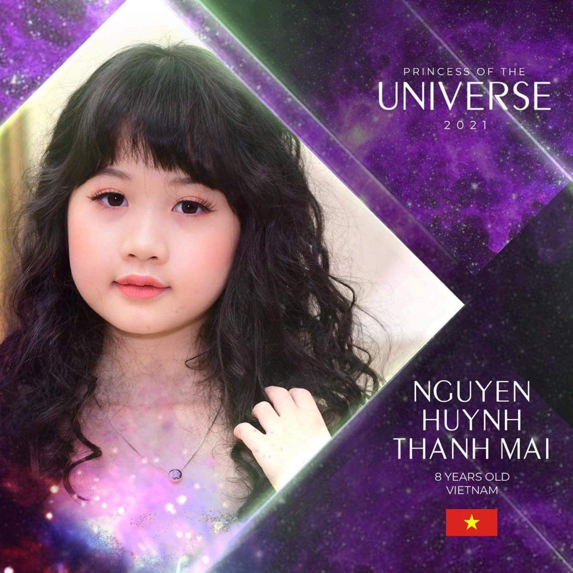Người mẫu nhí Thanh Mai đại diện Việt Nam tham gia cuộc thi “Princess Of Universe 2021” - Ảnh 1.