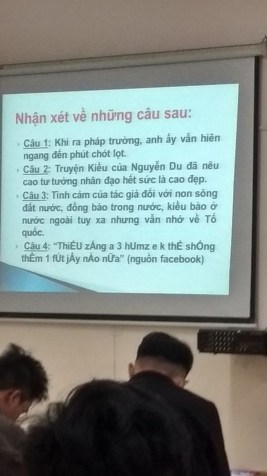 Đề thi Văn giữa kỳ ở Gia Lai bàn về Tiếng Việt lệch chuẩn của Gen Z, phải ráng lắm mới dịch được đề bài nói gì - Ảnh 3.