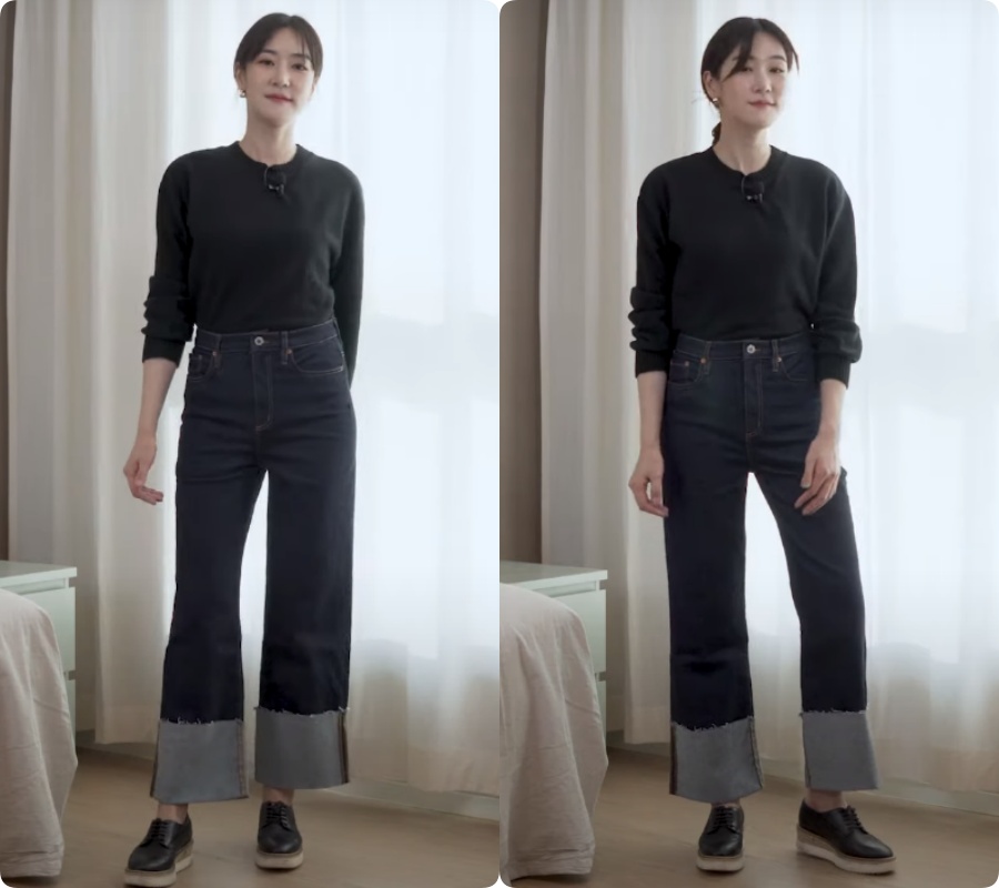 Blogger người Hàn chỉ ra dáng quần jeans hack chân dài vi diệu nhất của Zara - Ảnh 12. Blogger người Hàn chỉ ra dáng quần jeans hack chân dài vi diệu nhất của Zara - Ảnh 12.