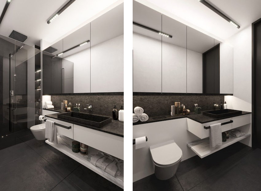 Căn hộ 16m² đẹp cá tính với thiết kế phá cách kết hợp màu đen và xanh lá của doanh nhân độc thân - Ảnh 7.