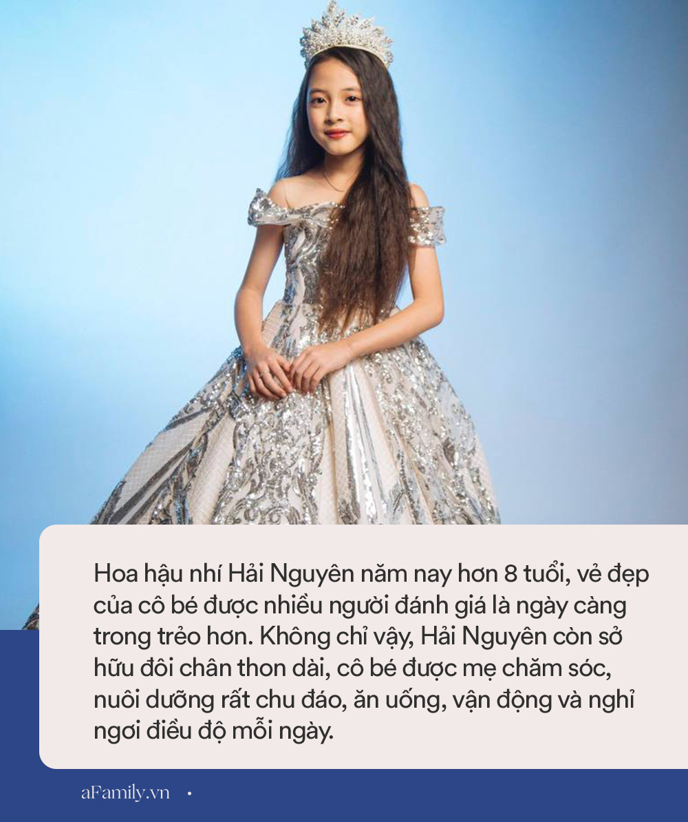 Hoa hậu nhí Việt Nam hơn 8 tuổi đã sở hữu đôi chân thon dài