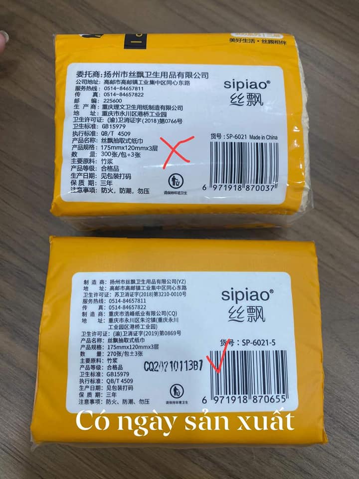 04 cách hiệu quả nhận biết giấy ăn Sipiao nội địa Trung xịn? - Ảnh 6.