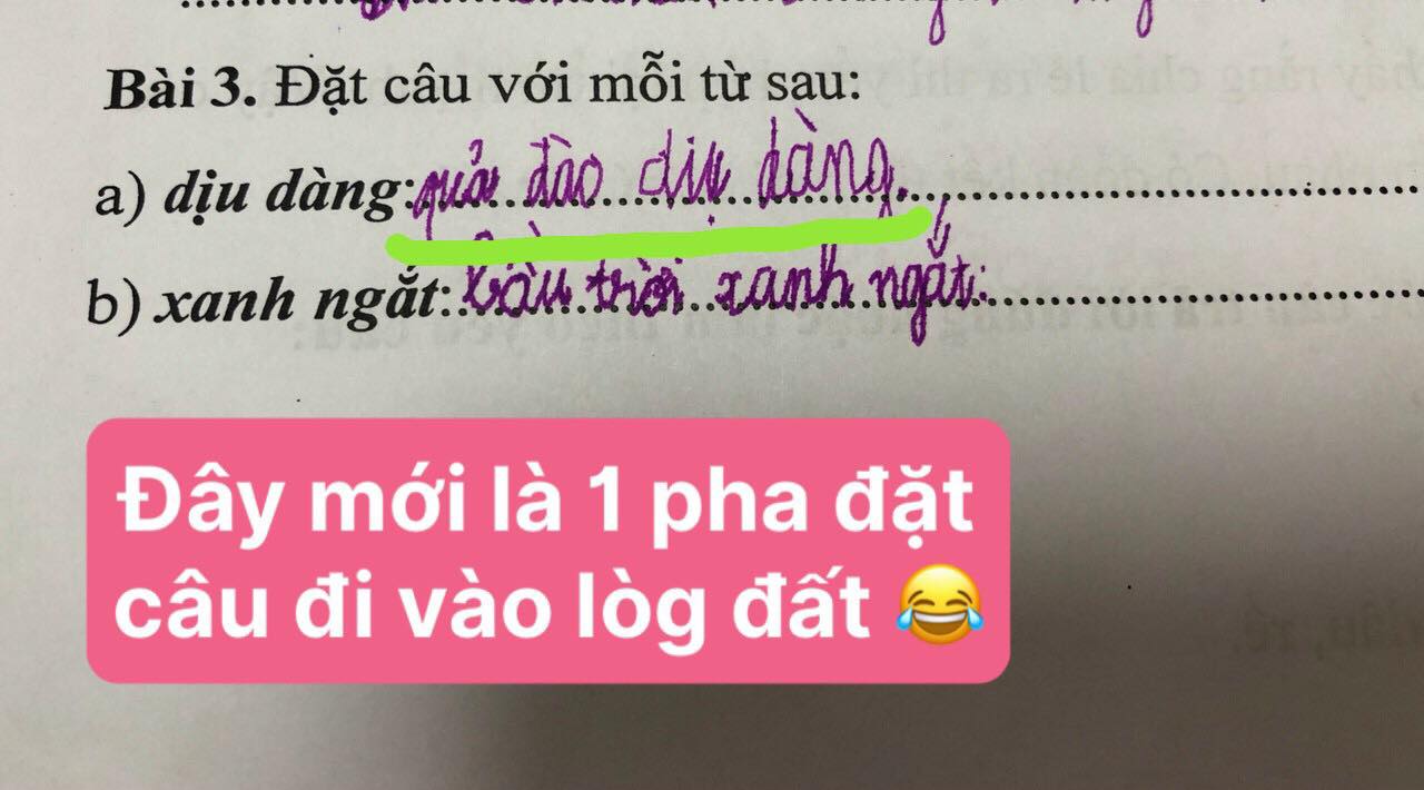 Học trò lớp 1 trổ tài làm bài tập tiếng Việt siêu lầy, đến giáo viên cũng phải thốt lên: &quot;Cười tắc thở mất! Đi dạy như tấu hài&quot; - Ảnh 5.